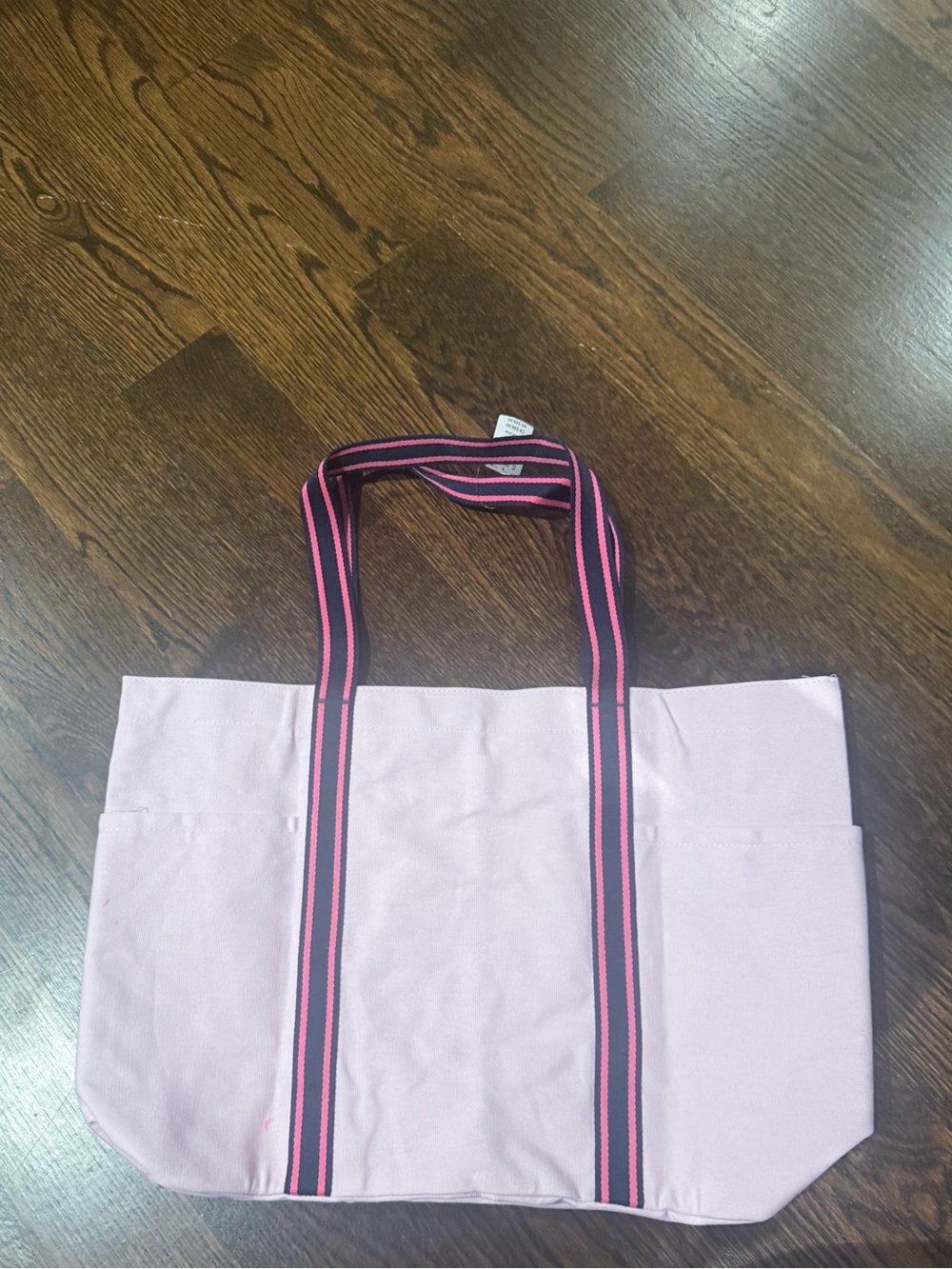 Pink canvas tote - Picture 3 of 5